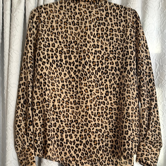 Lisa Rinna Collection Leopard Print Blouse - Picture 6 of 6